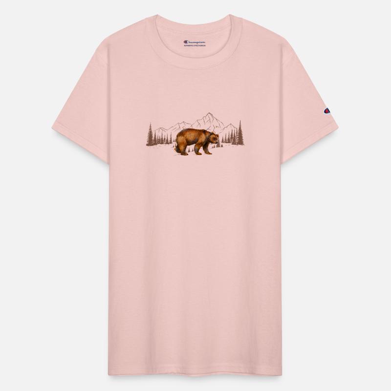 Bear Walking In The Woods