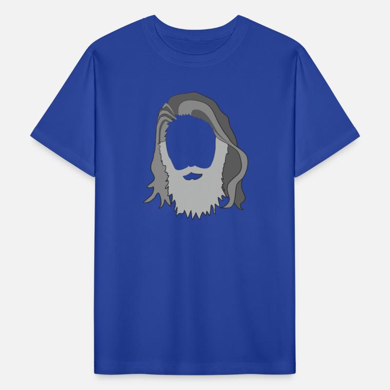 bearded man with long hair good looking guy