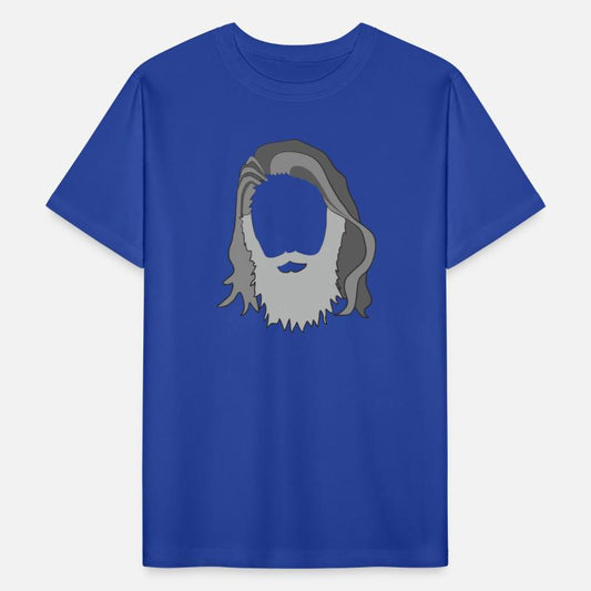 bearded man with long hair good looking guy