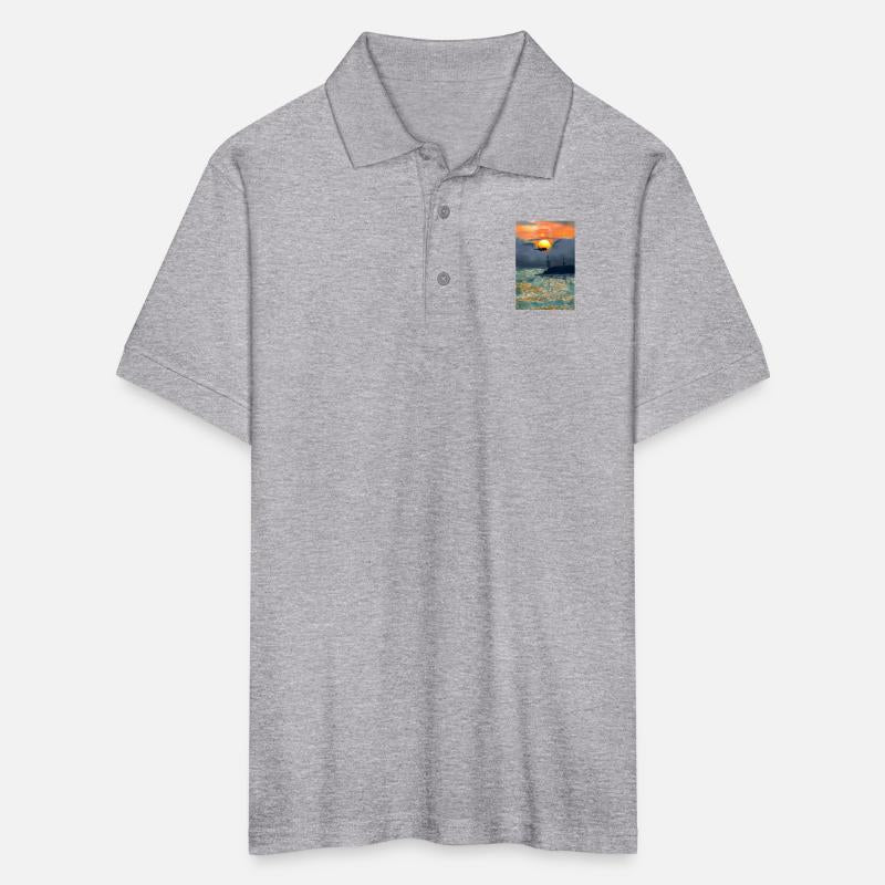 Beautiful Sunset evening at port with aeroplane