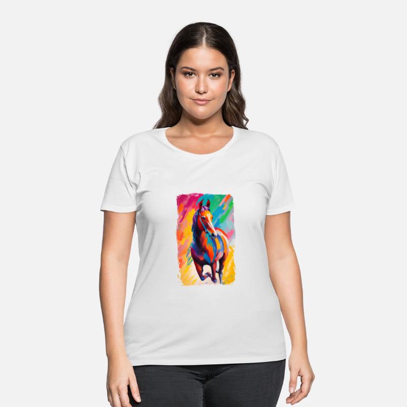 Beautiful Wild Horse Running Art