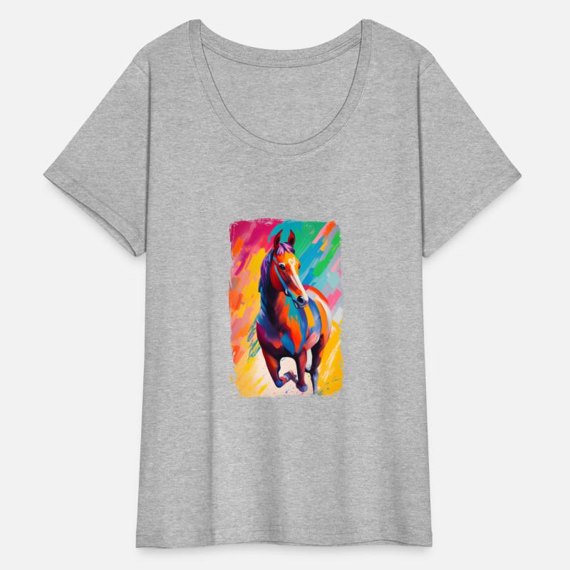 Beautiful Wild Horse Running Art