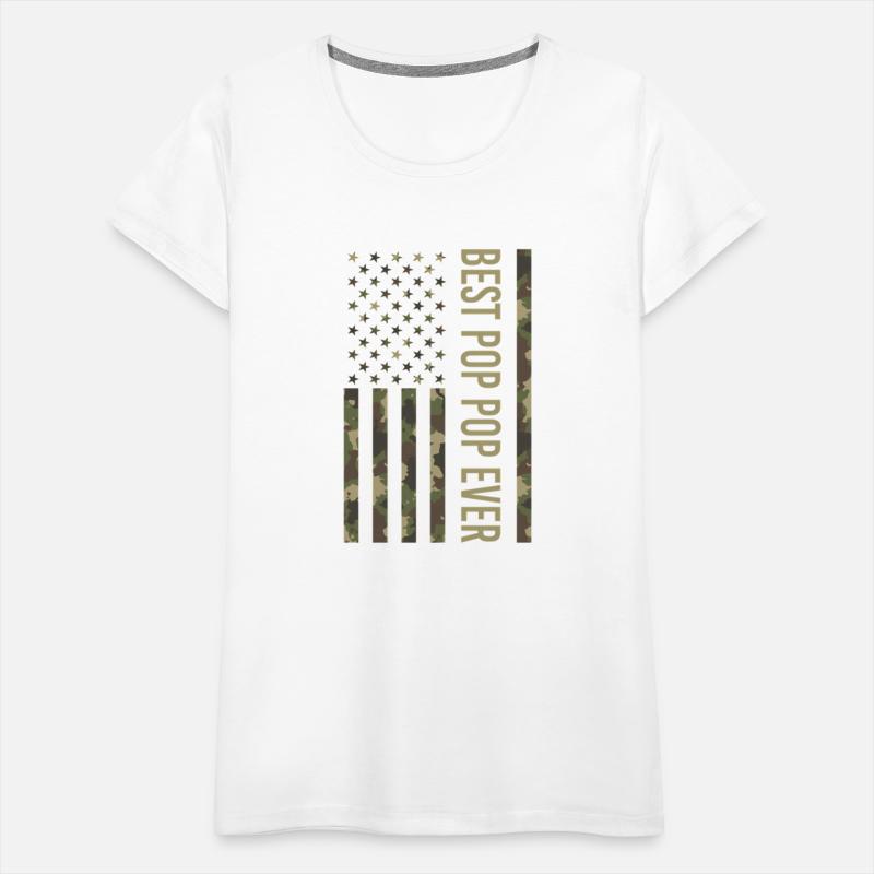 Best Pop Pop Ever American Flag Camo For Fathers