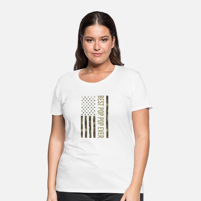 Best Pop Pop Ever American Flag Camo For Fathers