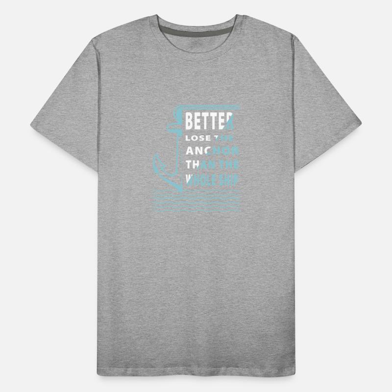 better lose the anchor than the whole ship