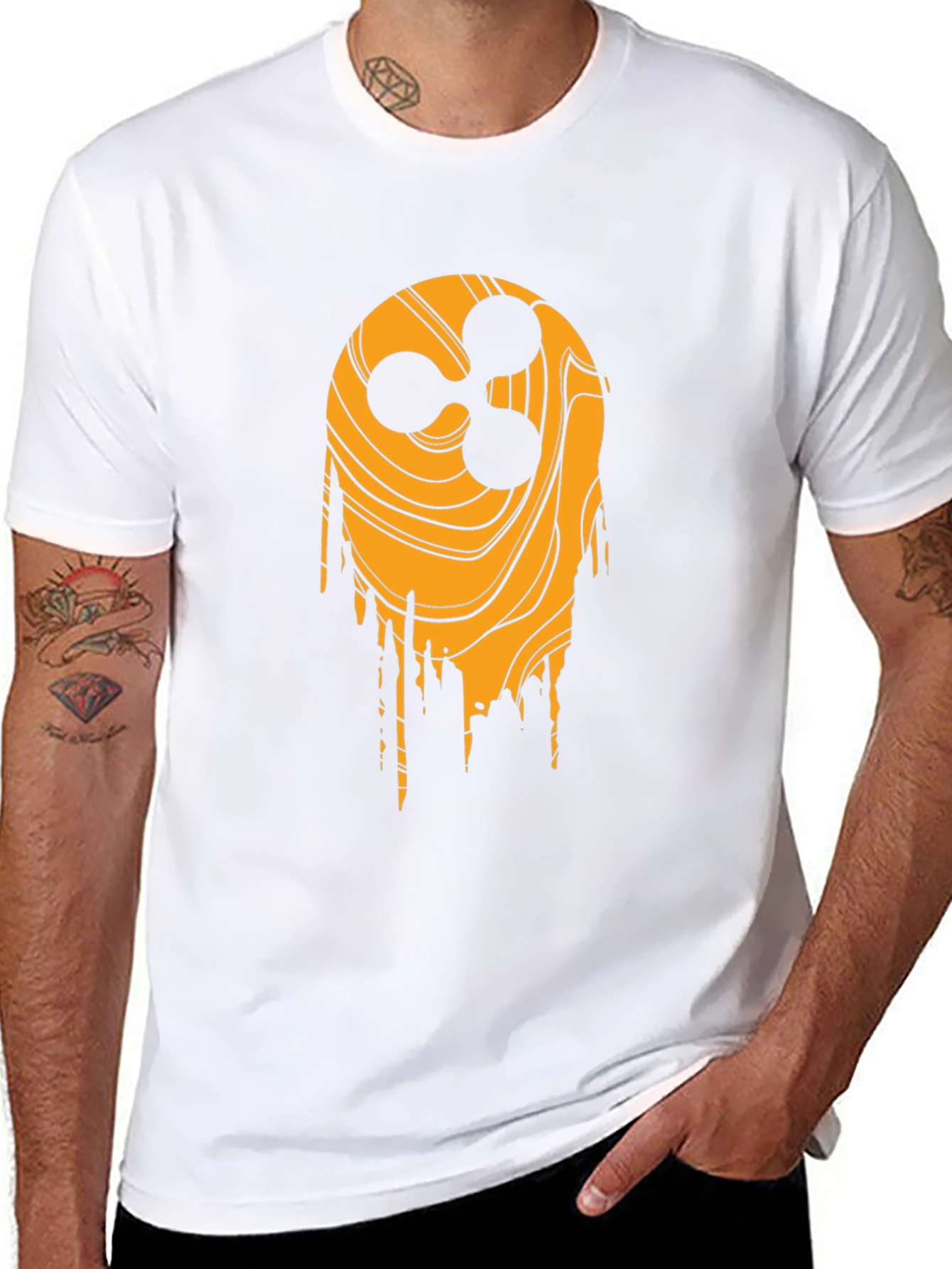 Ripple Crypto Black T-Shirt