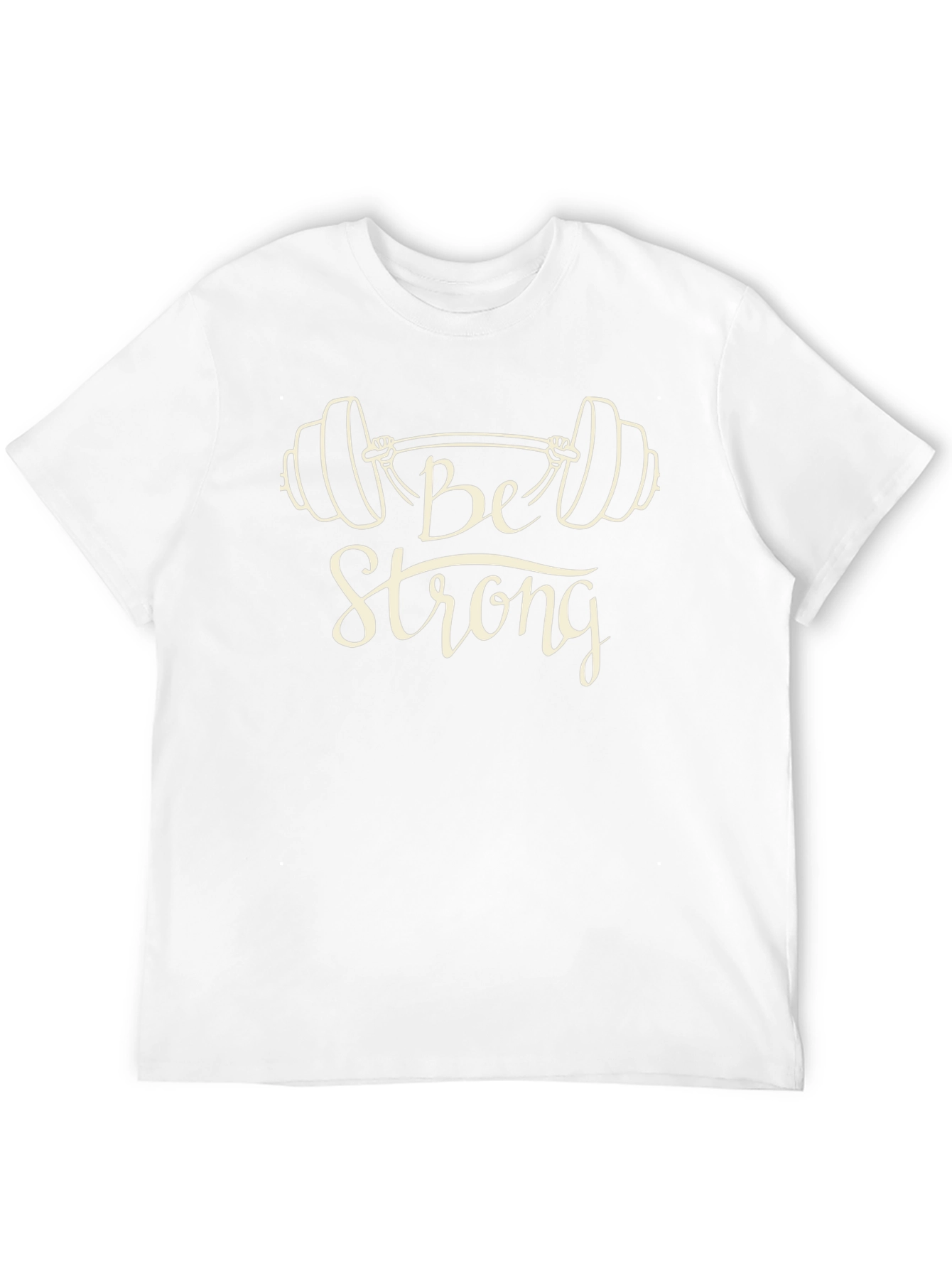 Be Strong Workout Graphic Tee - Black