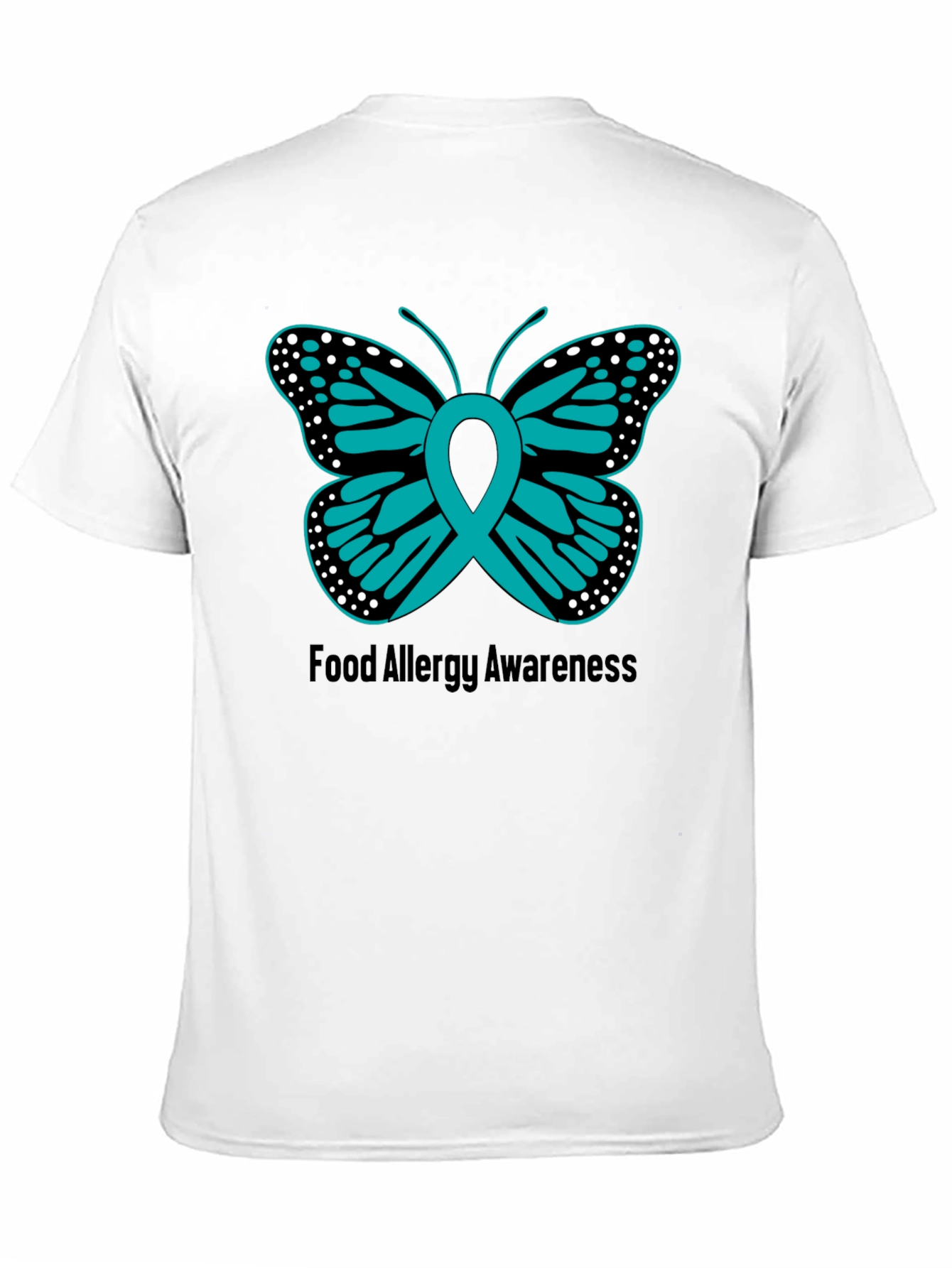 Food Allergy Awareness Butterfly Ribbon Tee