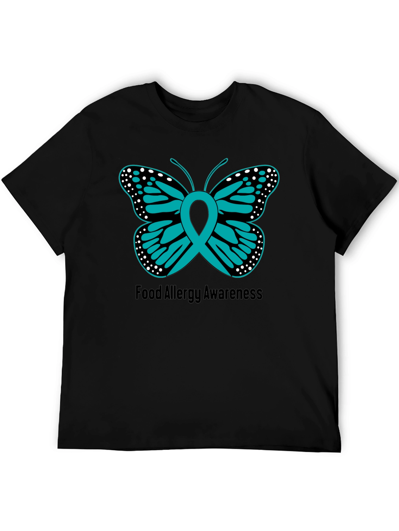 Food Allergy Awareness Butterfly Ribbon Tee