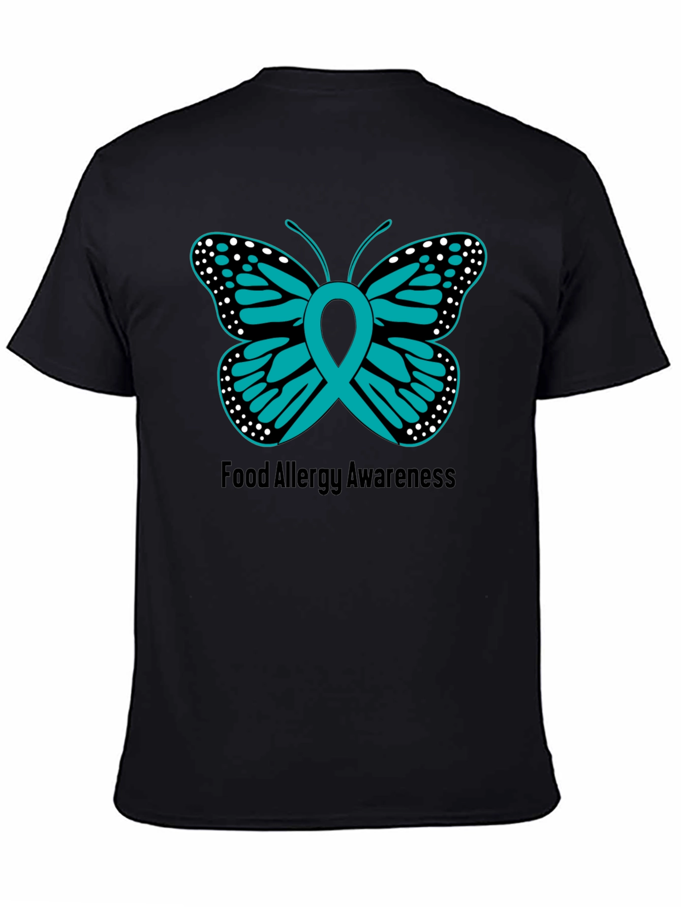 Food Allergy Awareness Butterfly Ribbon Tee