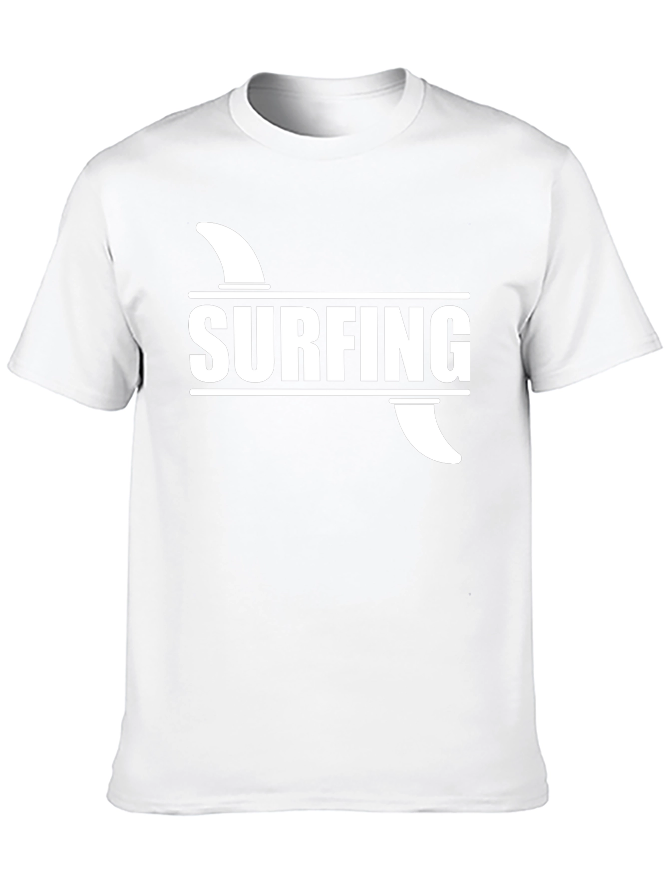 Surfing Graphic T-Shirt - Stylish Black Tee