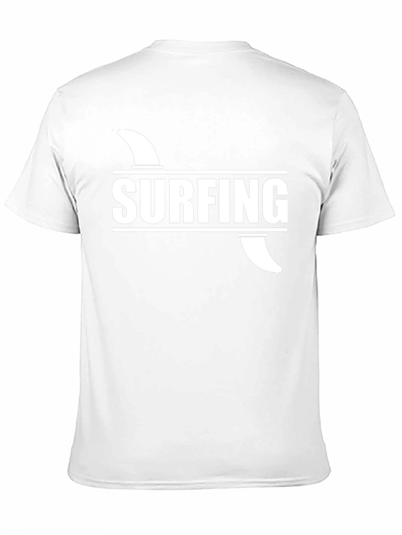 Surfing Graphic T-Shirt - Stylish Black Tee