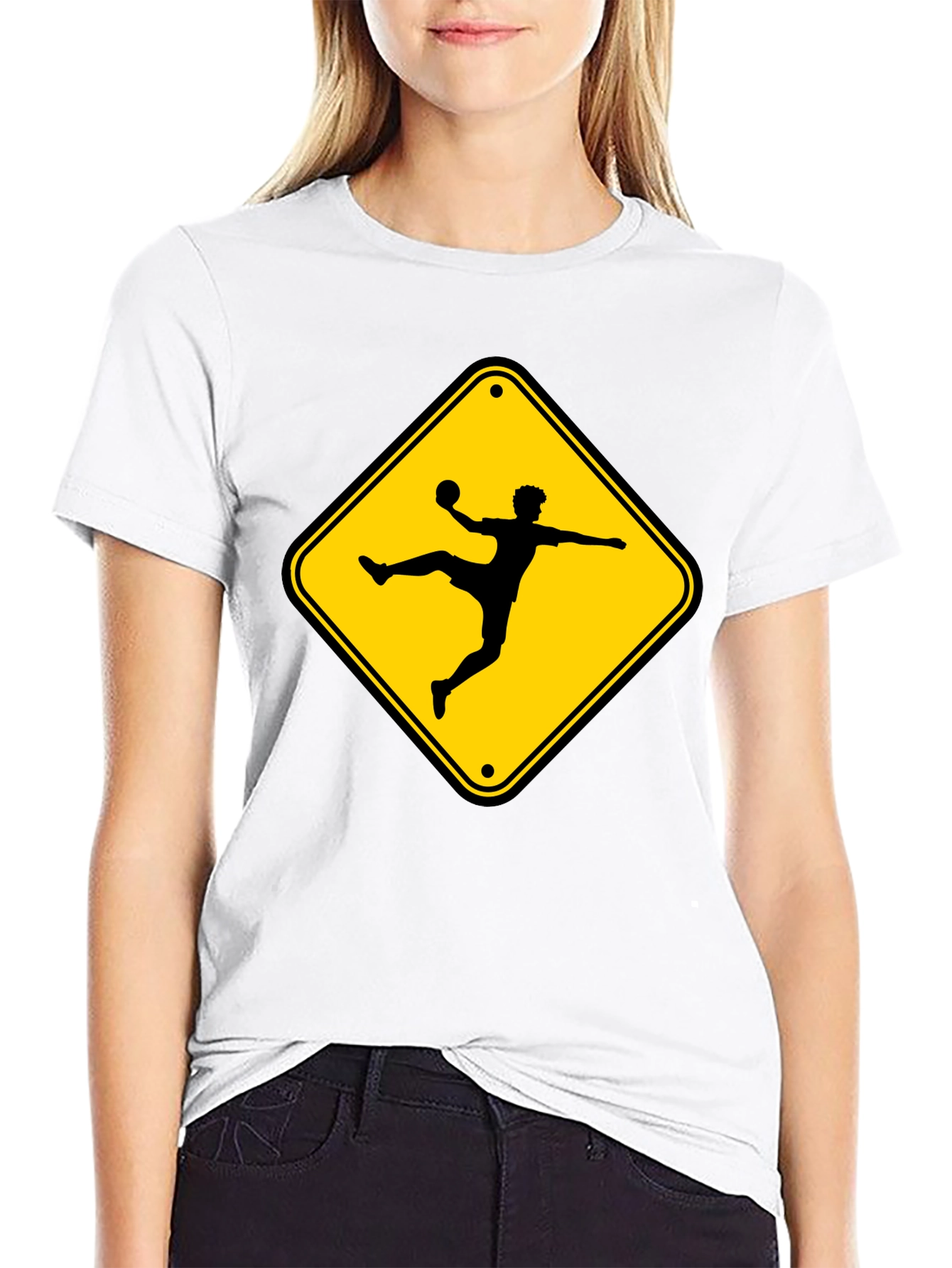 Handball Player Crossing T-Shirt