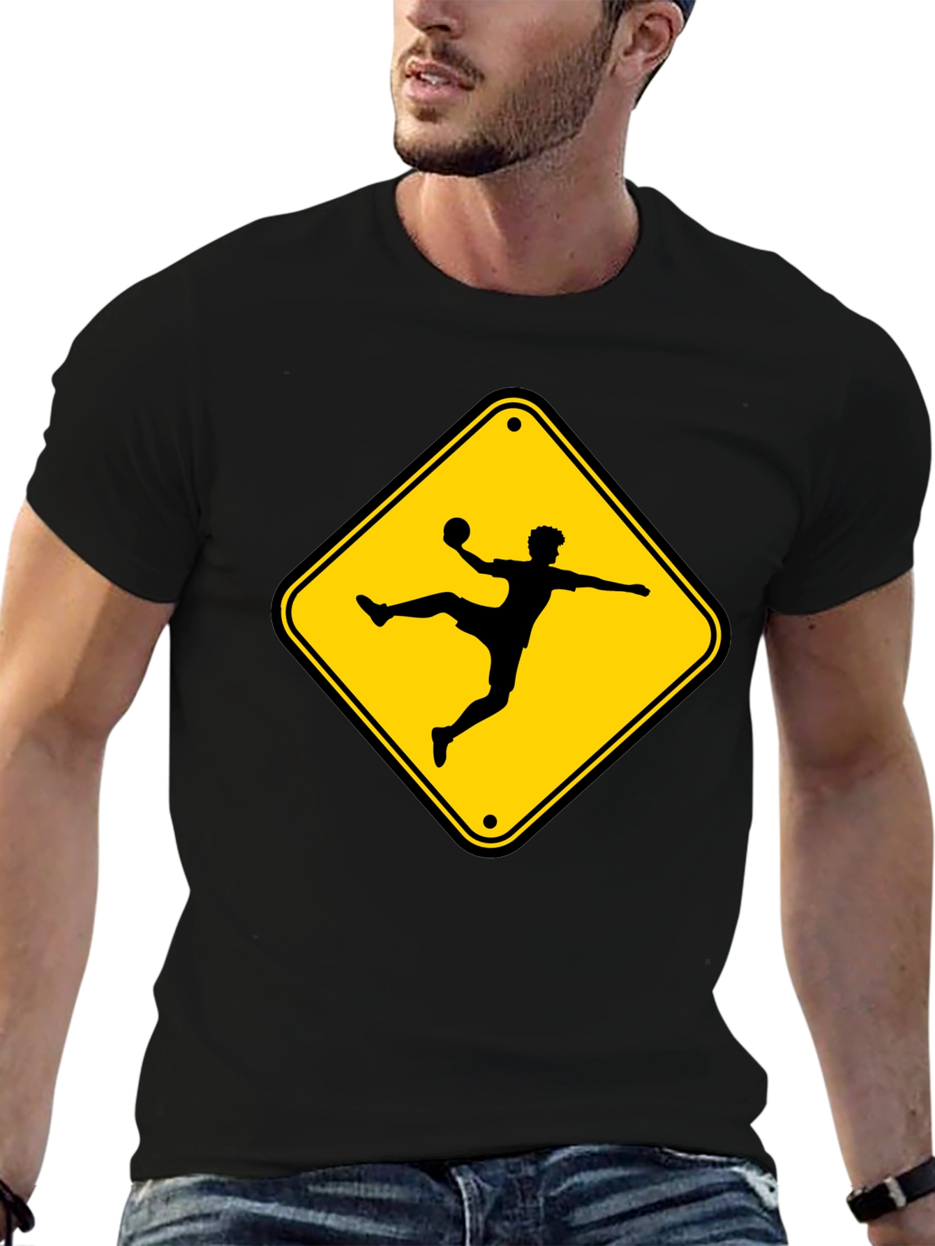 Handball Player Crossing T-Shirt