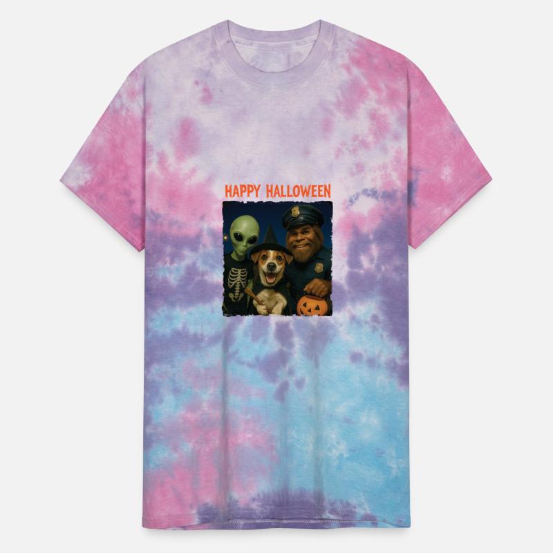 Bigfoot Alien Jack Russell Funny Halloween Trick