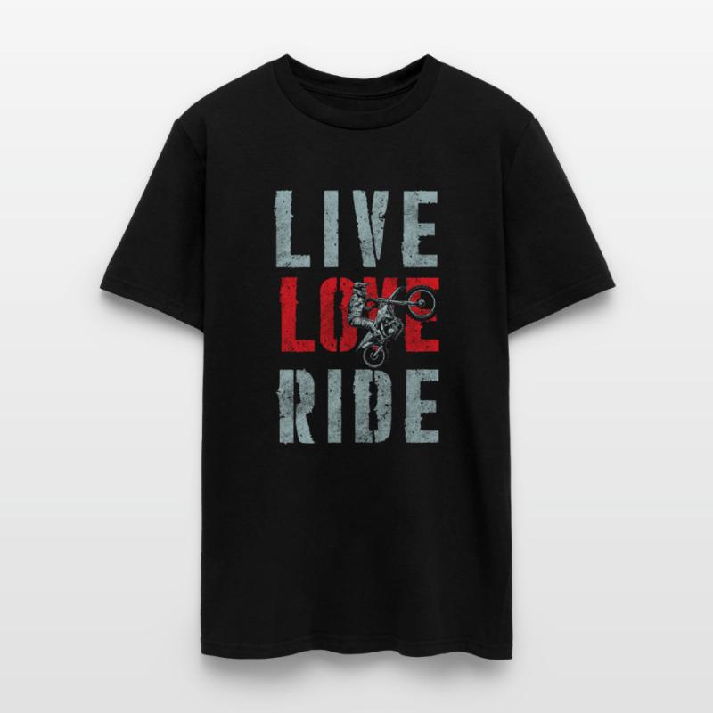 Biker Hard Rock Racing Motocross