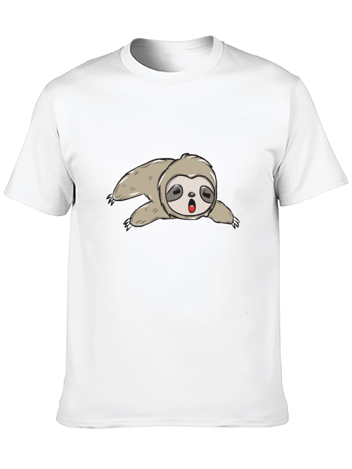 Sloth Graphic Print Tee - Relaxed Fit
