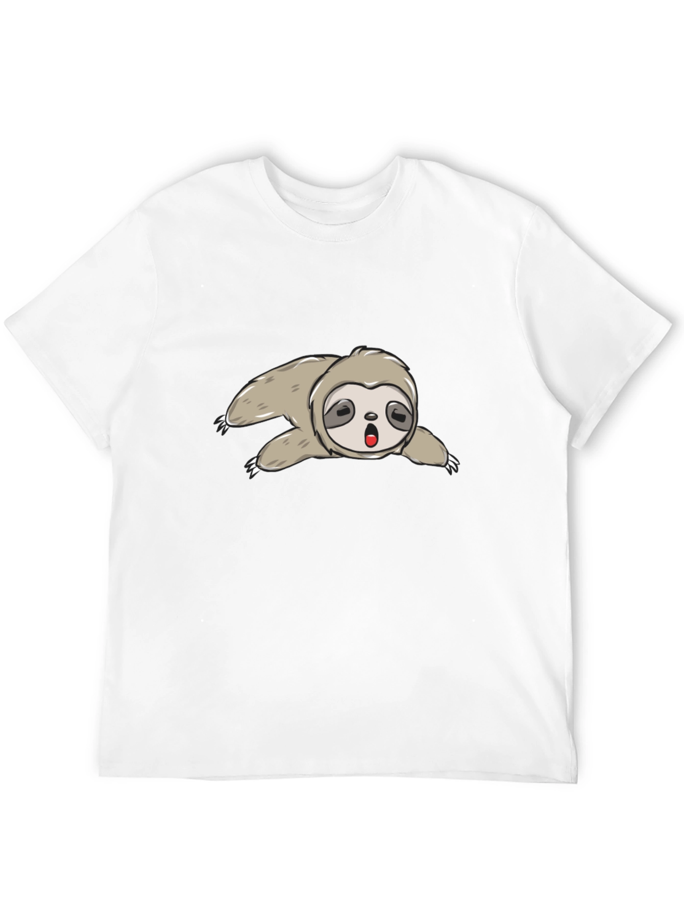 Sloth Graphic Print Tee - Relaxed Fit