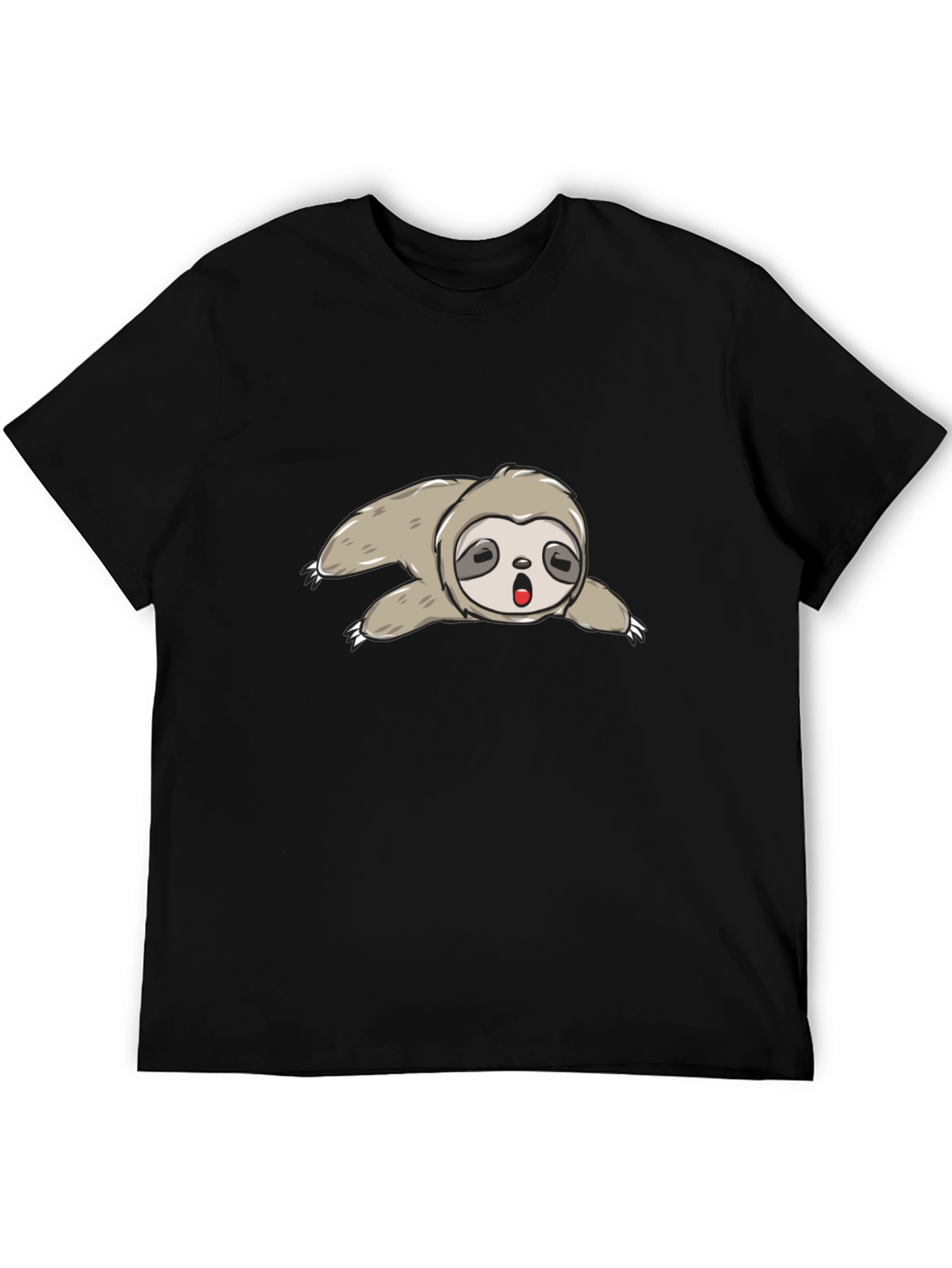 Sloth Graphic Print Tee - Relaxed Fit