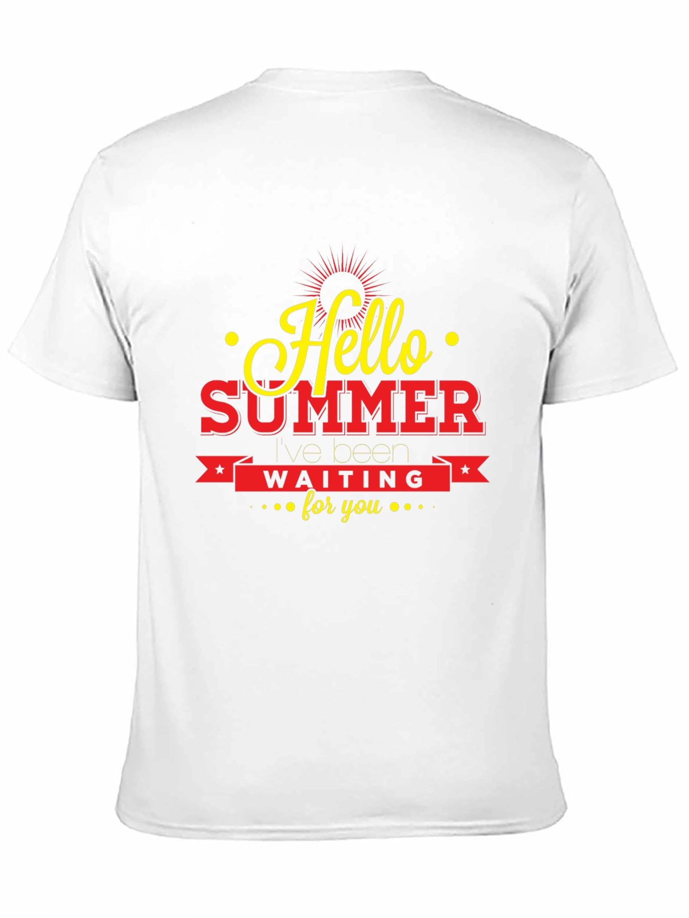 Hello Summer Graphic Tee - Black