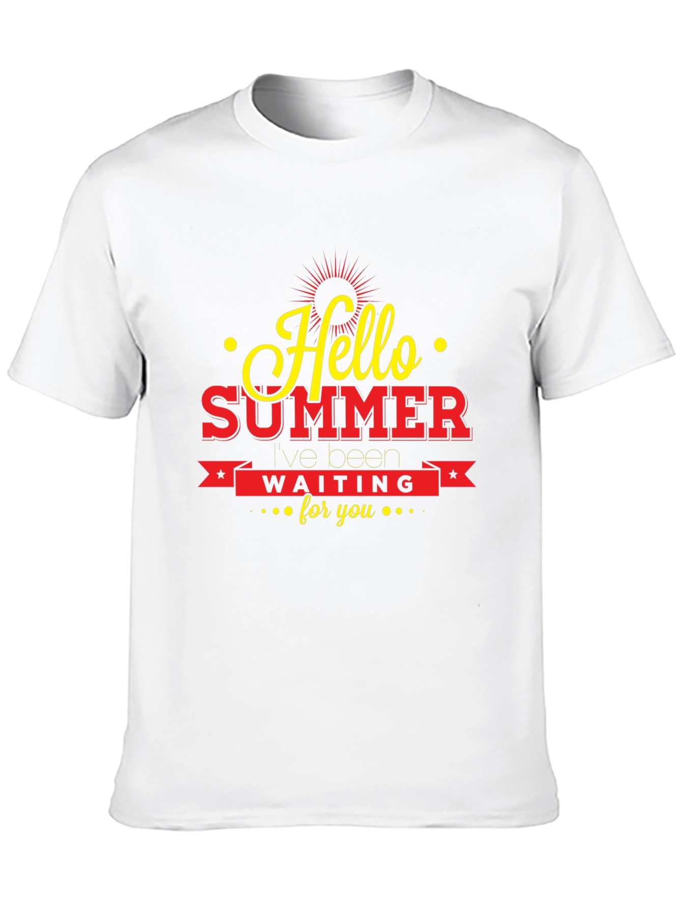 Hello Summer Graphic Tee - Black