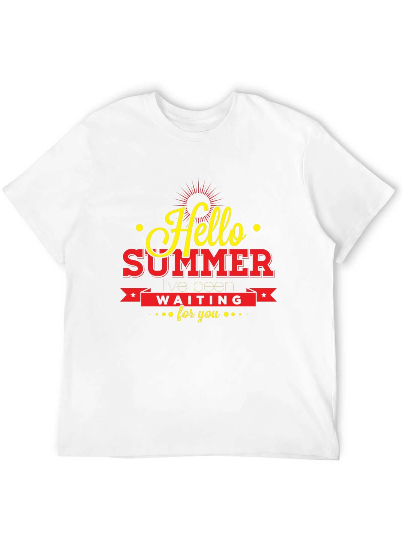 Hello Summer Graphic Tee - Black