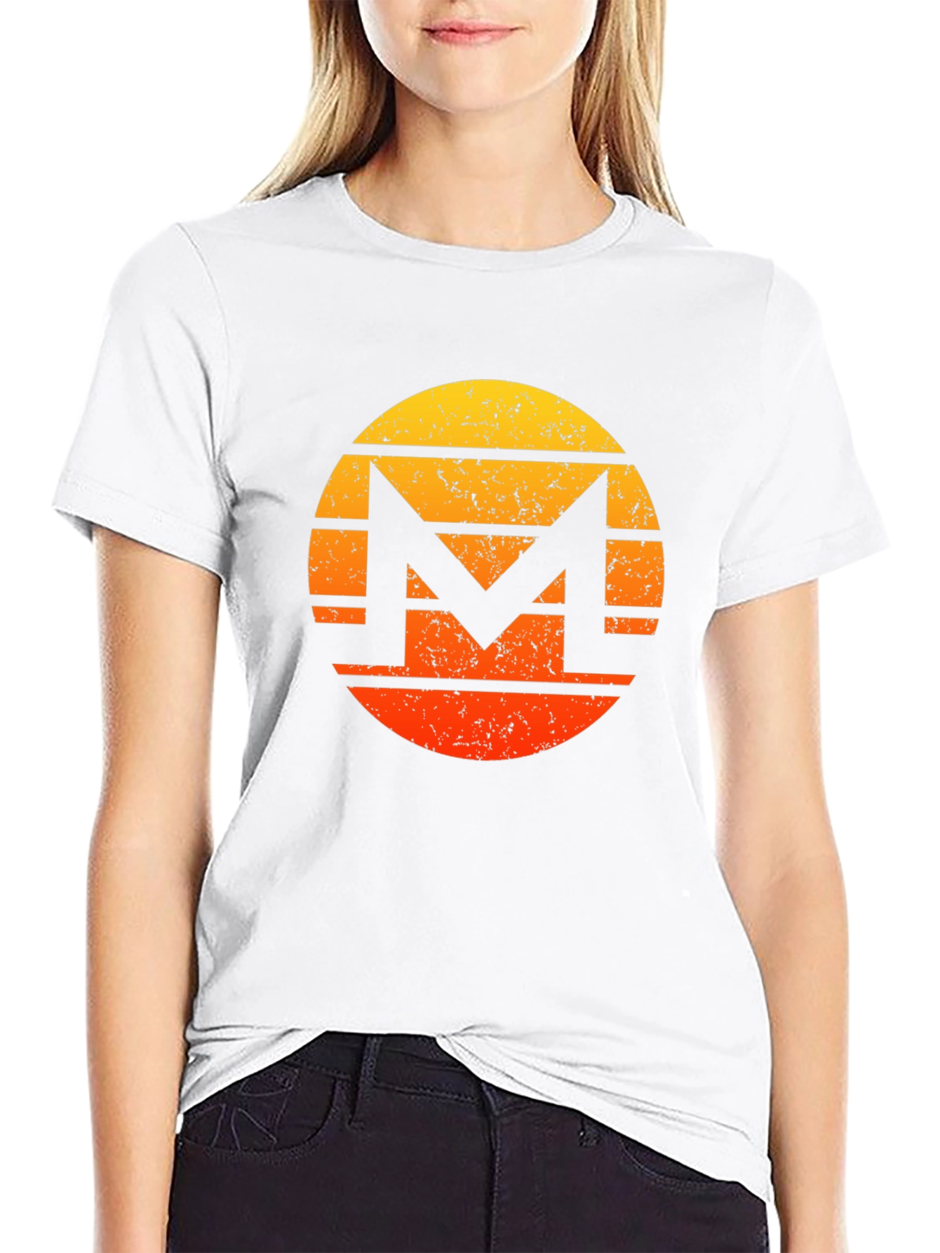 Retro Monero Crypto Graphic Tee