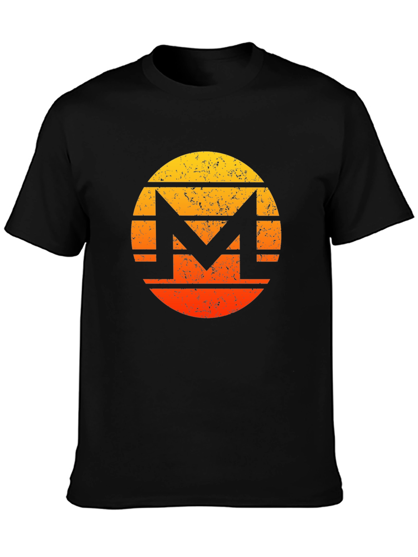 Retro Monero Crypto Graphic Tee
