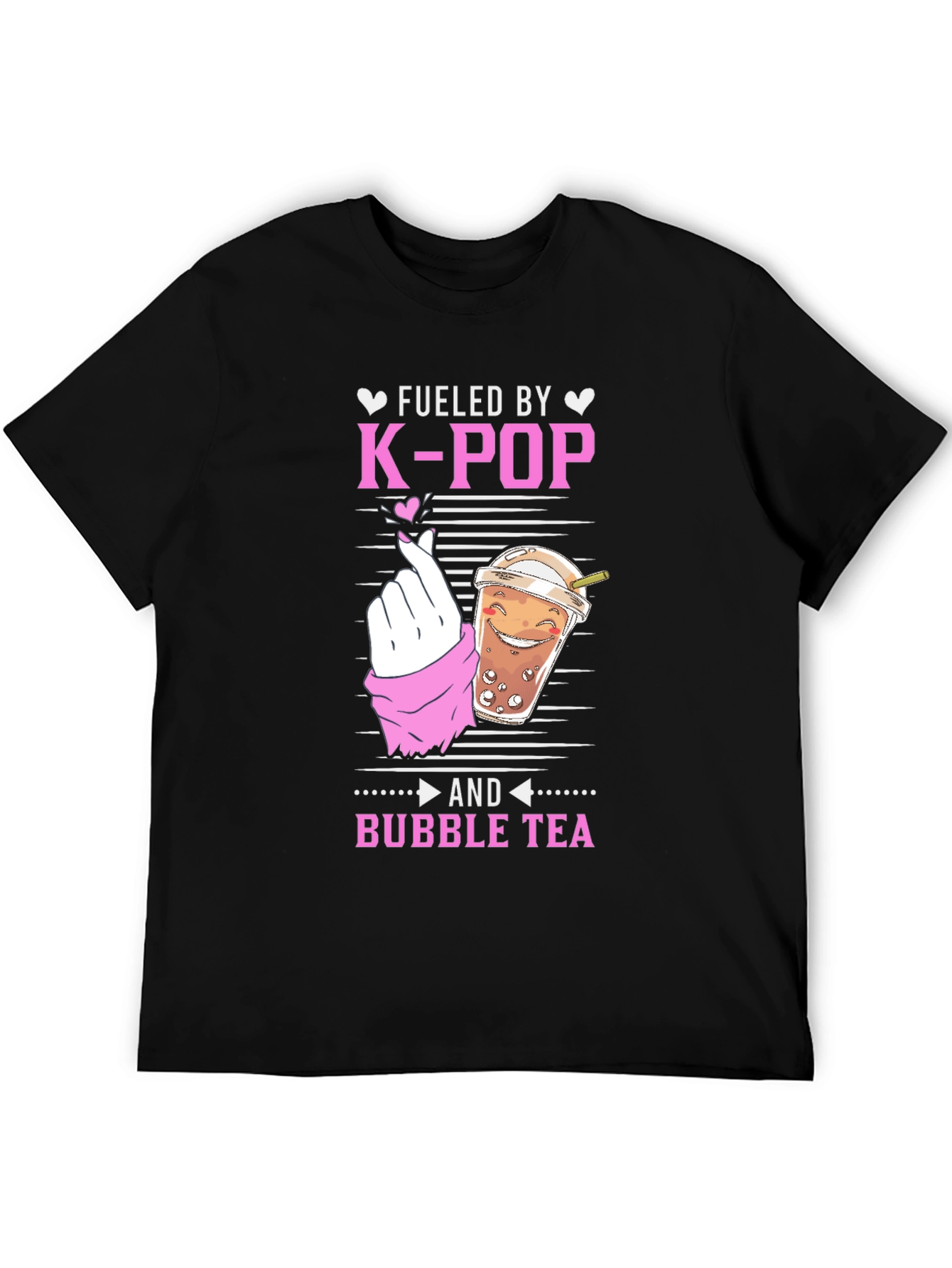 Fueled By K-Pop and Bubble Tea T-Shirt