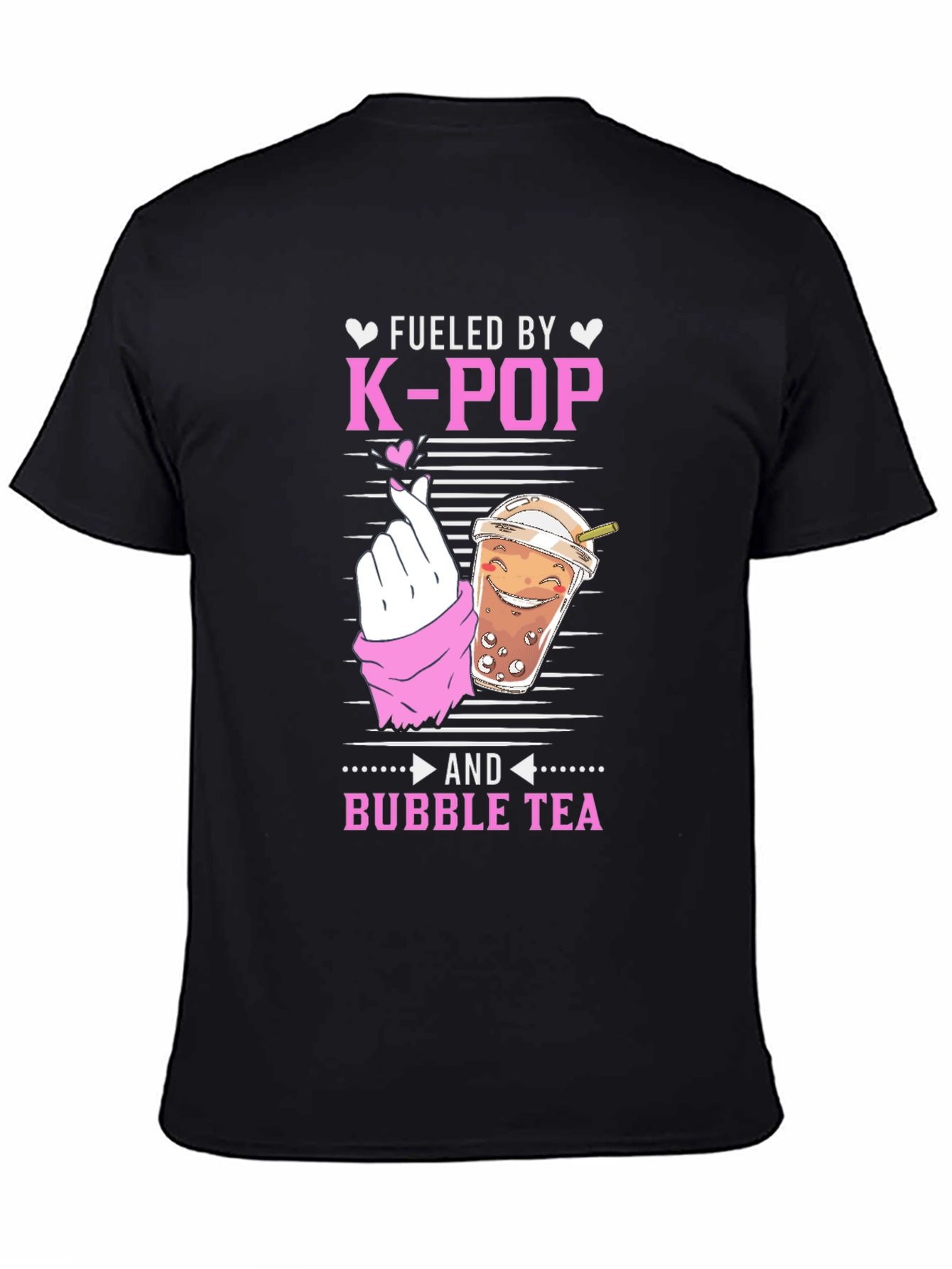Fueled By K-Pop and Bubble Tea T-Shirt