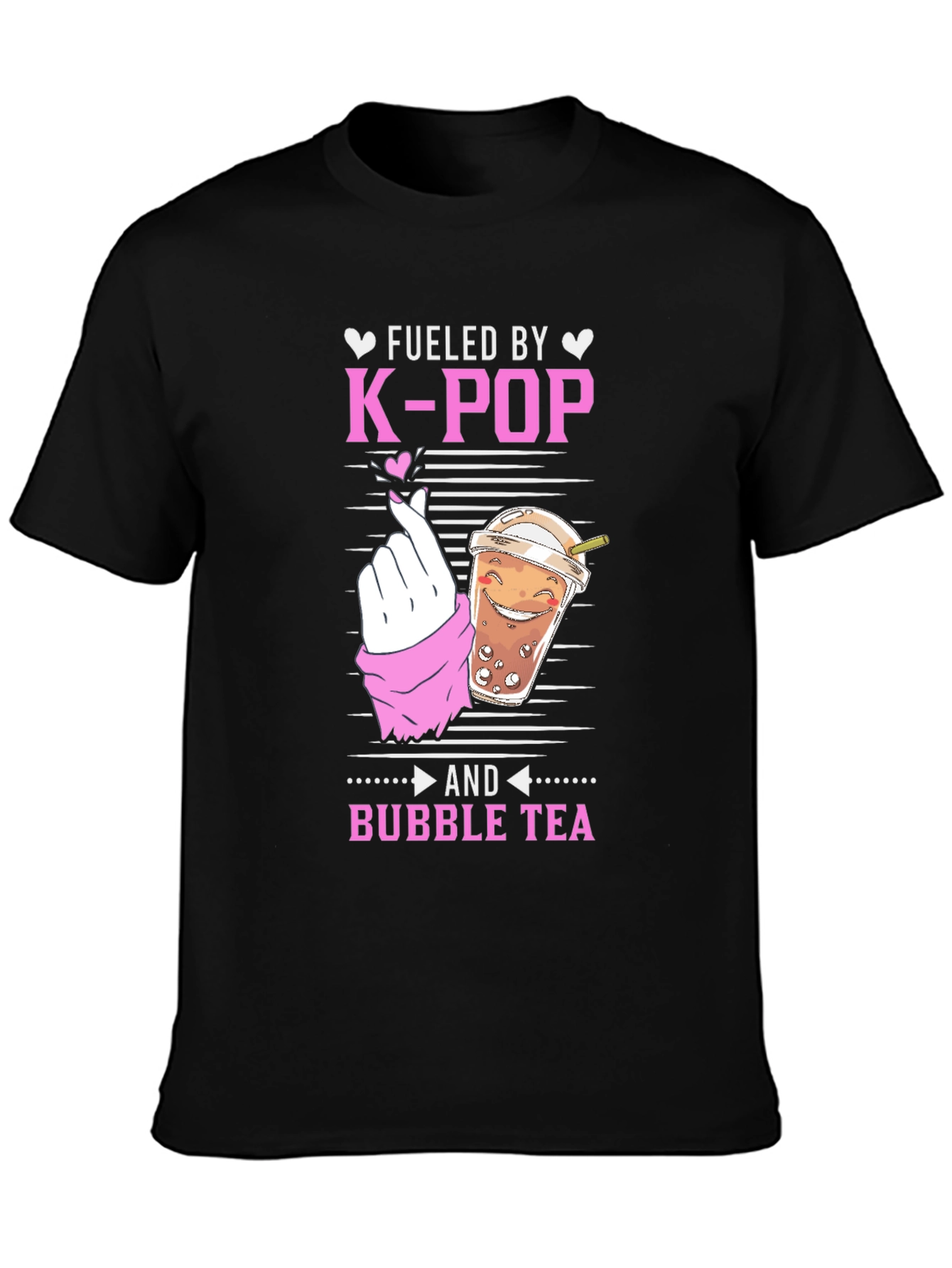 Fueled By K-Pop and Bubble Tea T-Shirt