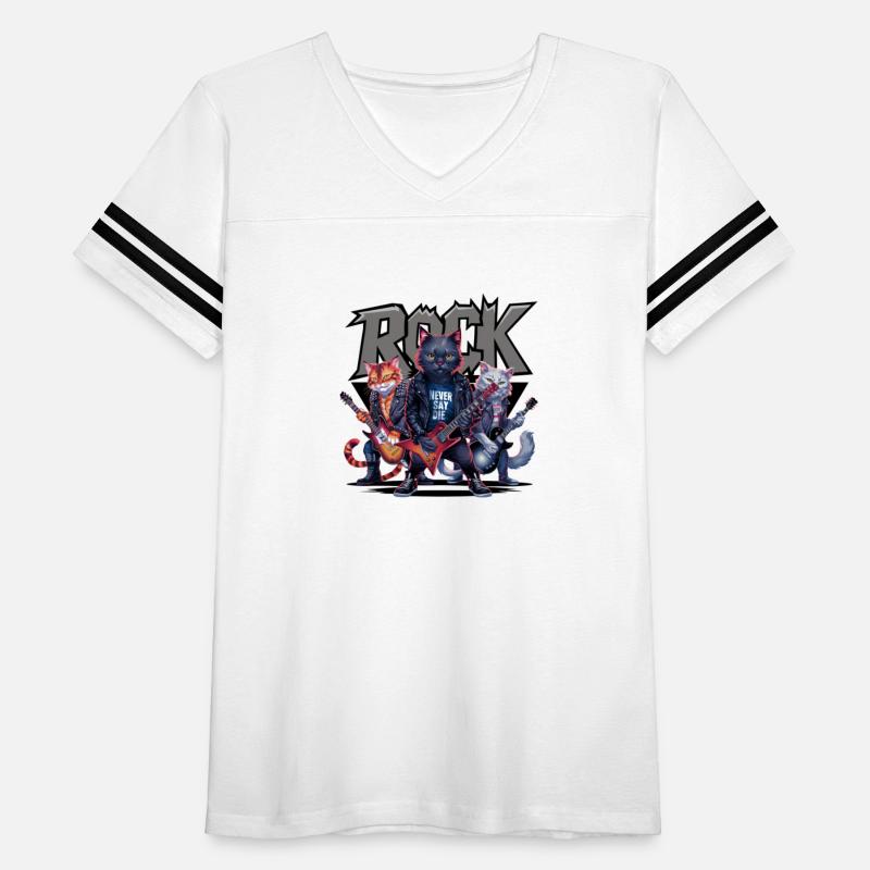 Black Cat Rock n Roll Music Lover Design