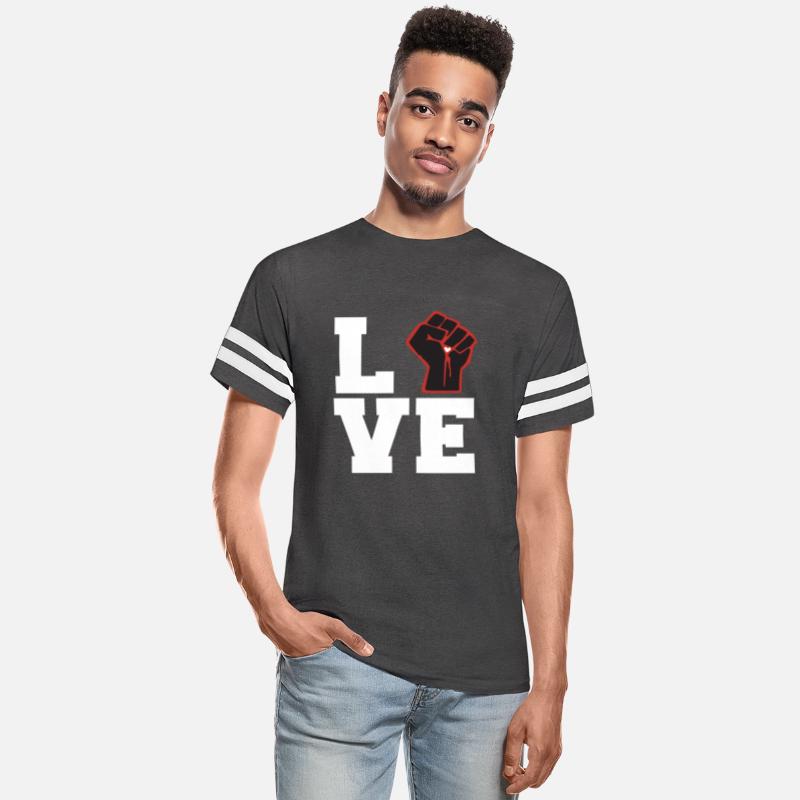 Black Live Matter Love With Fist