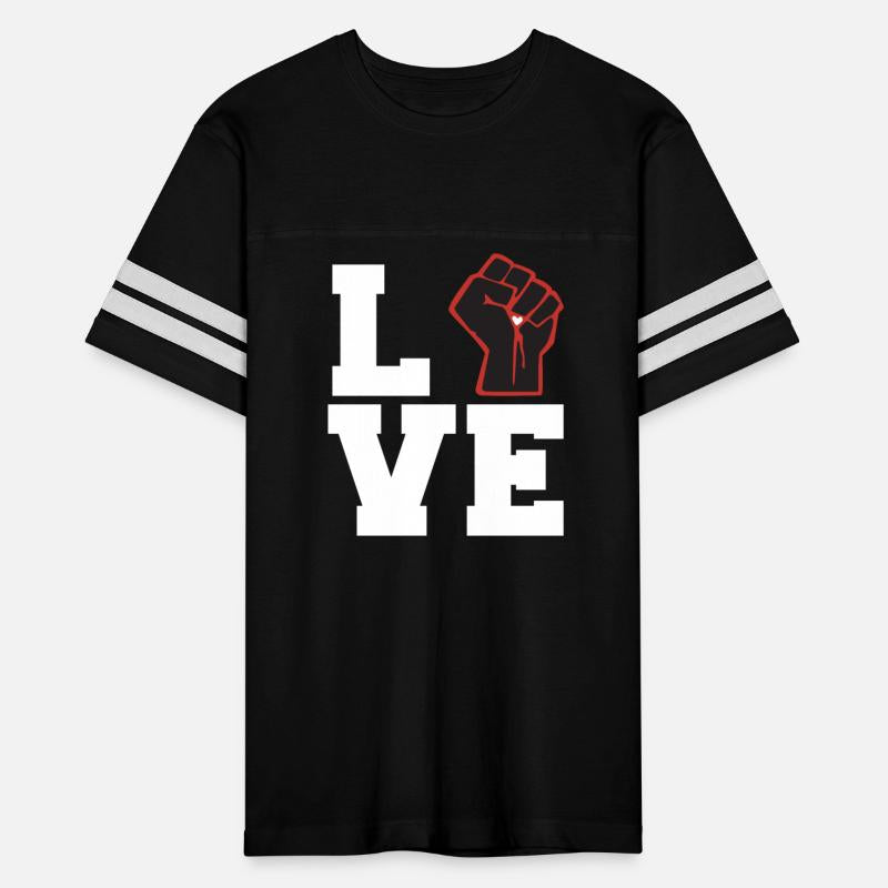 Black Live Matter Love With Fist