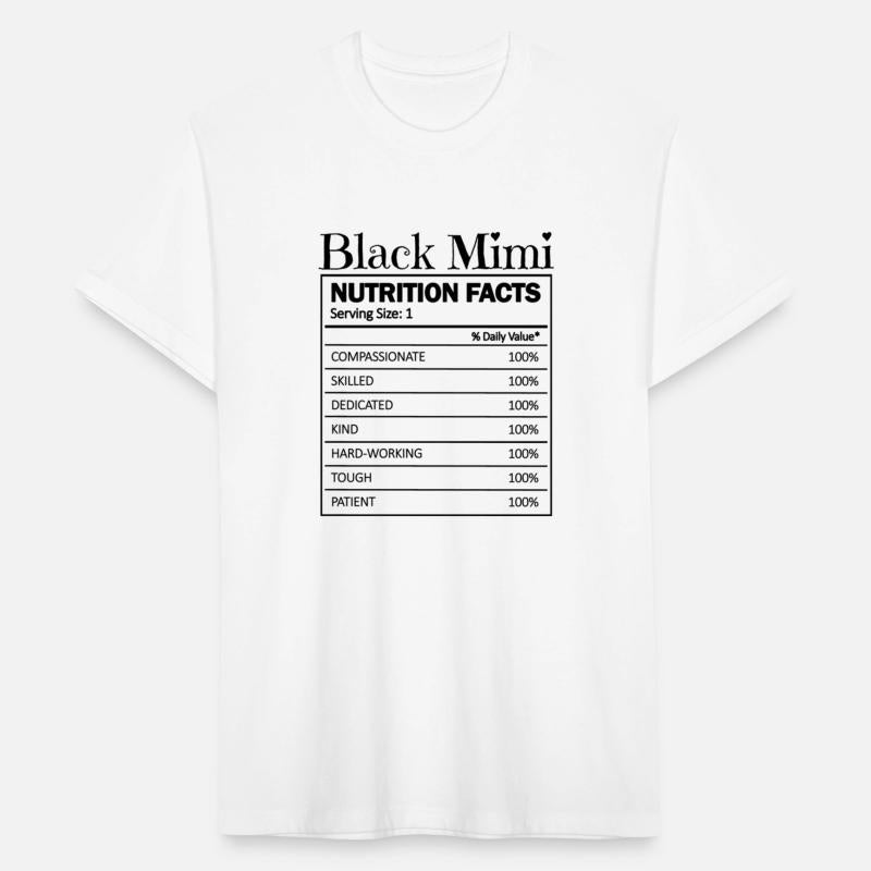 Black Mimi Nutritional Fact Melanin Mom Nutrition