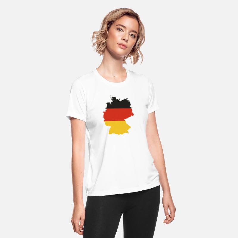 Black Red Gold Germany flag outline design