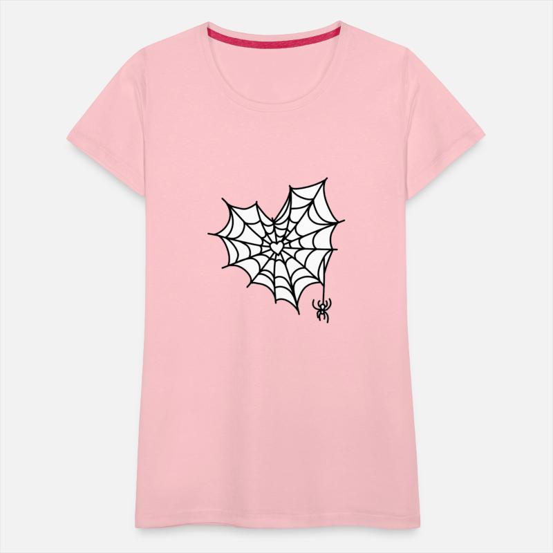 Black Spider Web Heart