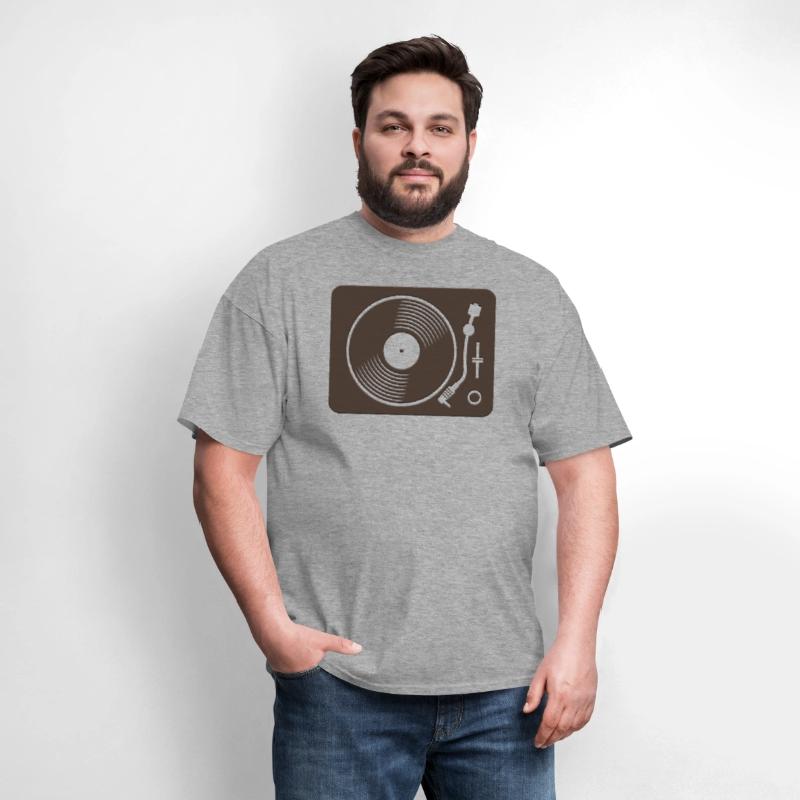 Black vinyl record disc flat