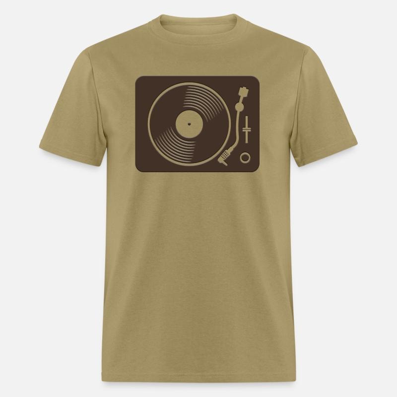 Black vinyl record disc flat