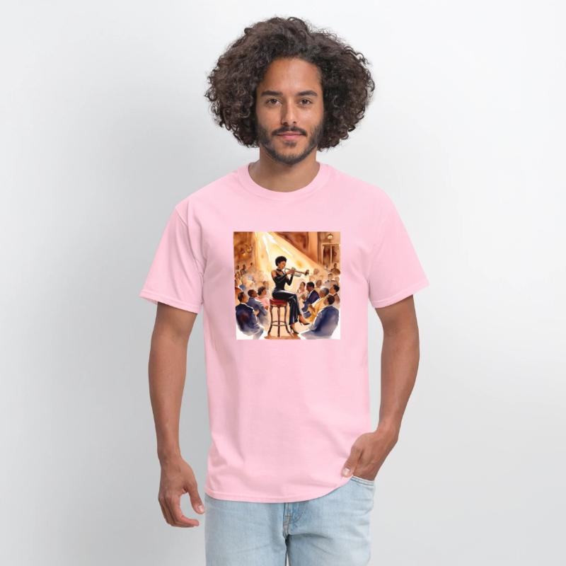 Black Woman Jazz Musician T-shirt