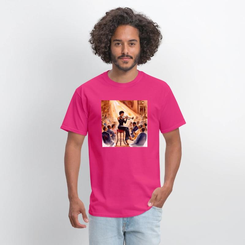 Black Woman Jazz Musician T-shirt