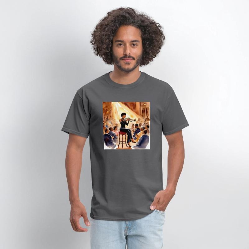 Black Woman Jazz Musician T-shirt