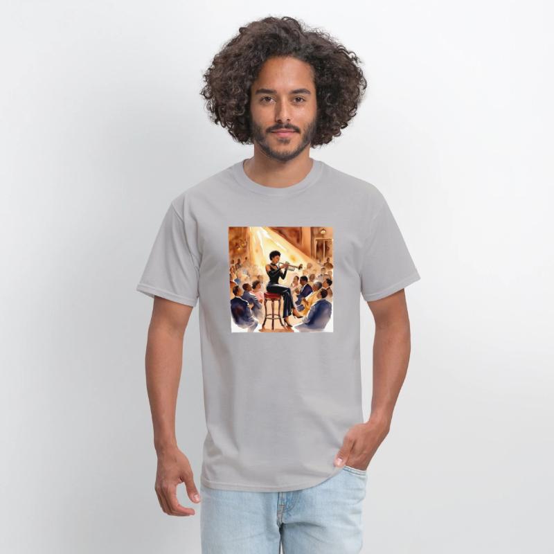 Black Woman Jazz Musician T-shirt