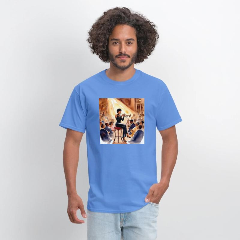 Black Woman Jazz Musician T-shirt