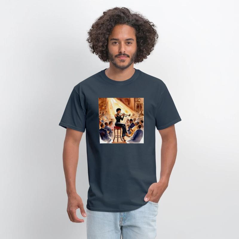 Black Woman Jazz Musician T-shirt