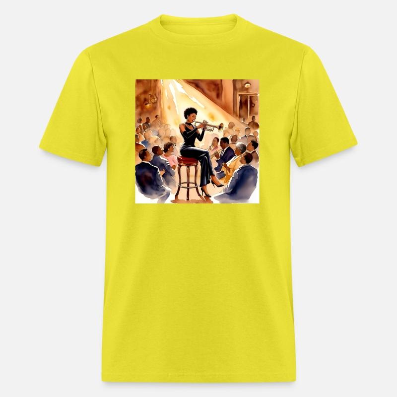 Black Woman Jazz Musician T-shirt
