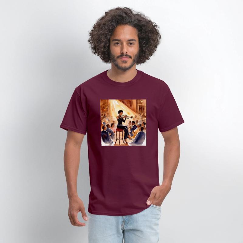 Black Woman Jazz Musician T-shirt