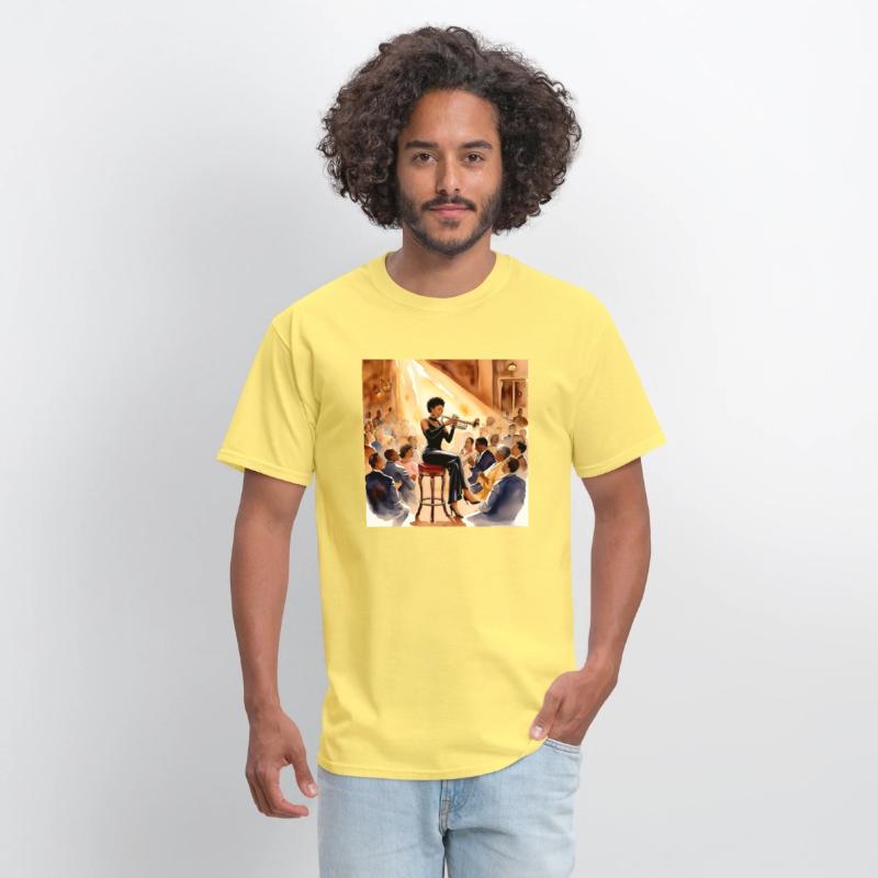 Black Woman Jazz Musician T-shirt