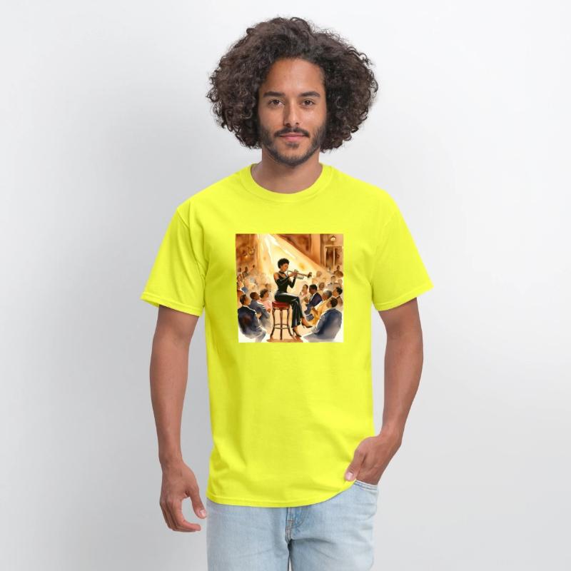 Black Woman Jazz Musician T-shirt