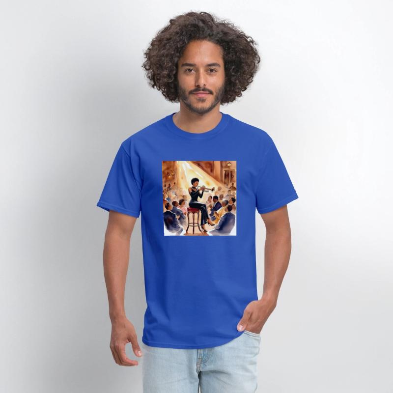 Black Woman Jazz Musician T-shirt
